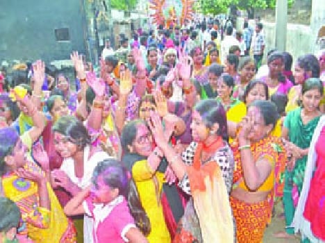 Ganpati immersion in Meerut